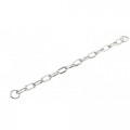 Нашийник Sprenger Long Link для собак, з широким ланкою, хромована сталь, 4 мм, 68 см