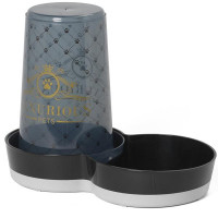 Автогодівниці-автопоїлка Moderna Tasty Jumbo Luxurious Pets 2в1 для собак, пластик, чорна, 1.5 л Автогодівниці-автопоїлка Moderna Tasty Jumbo Luxurious Pets 2в1 для собак, пластик, чорна, 1.5 л