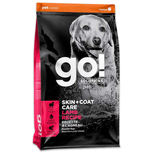 Сухий корм GO! Solutions Skin & Coat Care Lamb для собак і цуценят, з ягням і вівсянкою, 11.34 кг