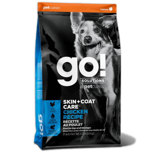 Сухий корм GO! Solutions Skin & Coat Care Chiken для собак і цуценят, з куркою і вівсянкою, 11.34 кг