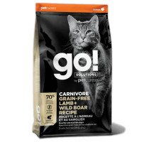 Сухий корм GO! Solutions Carnivore беззерновий, для кішок і кошенят, з ягням і диким кабаном, 7.26 кг Сухий корм GO! Solutions Carnivore беззерновий, для кішок і кошенят, з ягням і диким кабаном, 7.26 кг