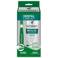 Набір для догляду за ротовою порожниною Vet`s Best Dental Care Kit для зубів, 103 мл Набір для догляду за ротовою порожниною Vet`s Best Dental Care Kit для зубів, 103 мл