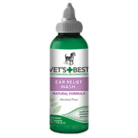 Рідкий очищувач Vet`s Best Ear Relief Wash для вух для собак, 118 мл Рідкий очищувач Vet`s Best Ear Relief Wash для вух для собак, 118 мл