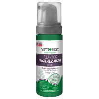 Миюча піна Vet`s Best Flea & Tick Waterless Bath For Cats від бліх, кліщів і москітів для котів, 147 мл