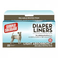 Гігієнічні прокладки для тварин Simple Solution Disposable Diaper Liners - Light Flow, 22 шт