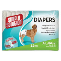 Гигиенические подгузники для животных Simple Solution Disposable Diapers X- Large, 12 шт Гигиенические подгузники для животных Simple Solution Disposable Diapers X- Large, 12 шт