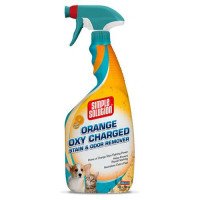 Дезодоруючий засіб Simple Solution Stain & Odor Orange Oxy Charged для нейтралізації запаху, 945 мл Дезодоруючий засіб Simple Solution Stain & Odor Orange Oxy Charged для нейтралізації запаху, 945 мл