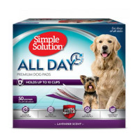 Пеленки Simple Solution All Day Premium Dog Pads с ароматом лаванды, 60 х 58 см, 50 шт Пеленки Simple Solution All Day Premium Dog Pads с ароматом лаванды, 60 х 58 см, 50 шт