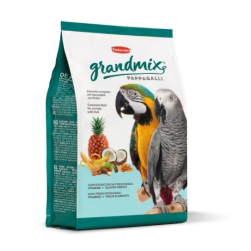 Повседневный корм Padovan GrandMix Pappagalli для крупных попугаев, 2 кг