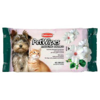 Очищаючі вологі серветки Padovan Pet Wipes Muschio Bianco, 40 шт Очищаючі вологі серветки Padovan Pet Wipes Muschio Bianco, 40 шт