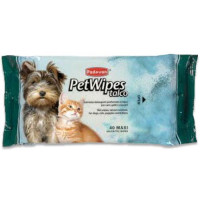 Очищаючі вологі серветки Padovan Pet Wipes Talco, 40 шт Очищаючі вологі серветки Padovan Pet Wipes Talco, 40 шт