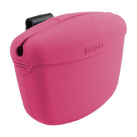 Контейнер для лакомств Dexas Pooch Pouch с клипсой на пояс для тренировок, розовый Контейнер для лакомств Dexas Pooch Pouch с клипсой на пояс для тренировок, розовый