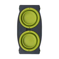 Миска Dexas Double Feeder с регулируемой высотой, для собак, зеленая, 960 мл Миска Dexas Double Feeder с регулируемой высотой, для собак, зеленая, 960 мл