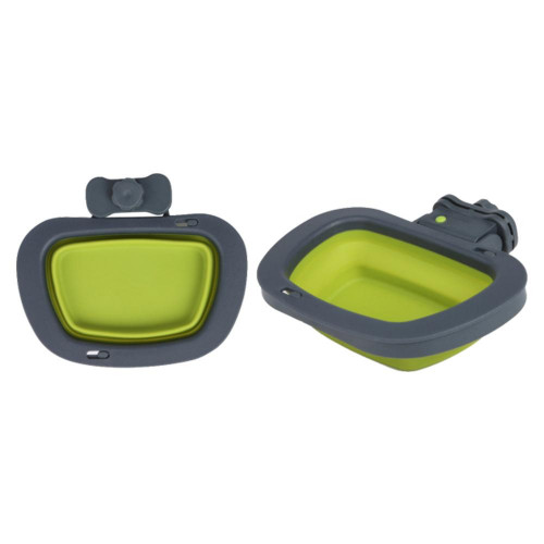Миска для клетки Dexas Kennel Bowl для собак и кошек, зеленая, 600 мл
