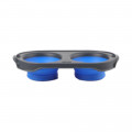 Миска Dexas Pet Feeder складна миска, для собак, синя, 240 мл