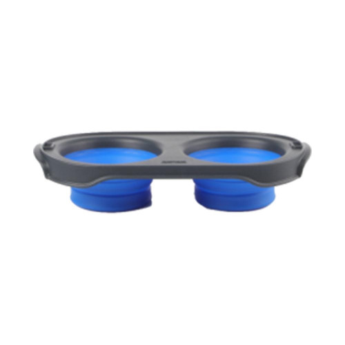 Миска Dexas Pet Feeder складна миска, для собак, синя, 240 мл