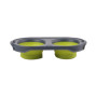 Миска Dexas Pet Feeder складная миска, для собак, зеленая, 600 мл