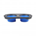Миска Dexas Pet Feeder складна миска, для собак, синя, 600 мл
