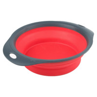 Миска Dexas Collapsible Pet Bowl для собак і котів, червона, 720 мл Миска Dexas Collapsible Pet Bowl для собак і котів, червона, 720 мл