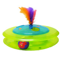 Игрушка Petstages для кошек, трек с мячом-птичкой Игрушка Petstages для кошек, трек с мячом-птичкой