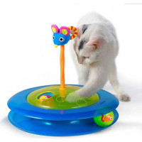 Іграшка Petstages трек з м'ячиком, для лакомства, для котів Іграшка Petstages трек з м'ячиком, для лакомства, для котів