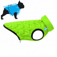 Двусторонняя куртка AiryVest Uni M48 для собак, салатово-черная Двусторонняя куртка AiryVest Uni M48 для собак, салатово-черная