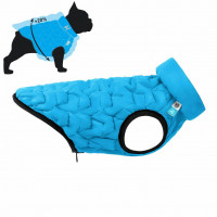 Двусторонняя куртка AiryVest Uni S38 для собак, голубая Двусторонняя куртка AiryVest Uni S38 для собак, голубая