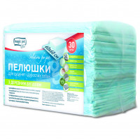 Пеленки антибактериальные Magic Pet с древесным углем для собак и щенков 60 x 60 см, 30 шт Пеленки антибактериальные Magic Pet с древесным углем для собак и щенков 60 x 60 см, 30 шт