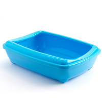 Туалет Moderna Mini Arist-O-Tray для кішок, з бортиком, чорничний, 42 х 31 х 13 см Туалет Moderna Mini Arist-O-Tray для кішок, з бортиком, чорничний, 42 х 31 х 13 см