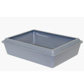 Туалет Moderna Classic для кошек, с бортиком, розовый, 42 х 31 х 13 см