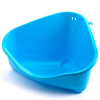 Туалет Moderna Pet`s Corner Large для грызунов, угловой, голубой, 49 х 34 х 26 см Туалет Moderna Pet`s Corner Large для грызунов, угловой, голубой, 49 х 34 х 26 см
