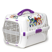 Переноска Moderna Trendy Runner Friends Forever для котів, фіолетова, 51×31×34 см Переноска Moderna Trendy Runner Friends Forever для котів, фіолетова, 51×31×34 см