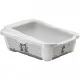 Открытый туалет Moderna Hercules Cats in Love для кошек c бортиком, белый, 51 х 39 х 19 см