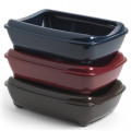 Туалет Moderna Arist-O-Tray Jumbo с бортиком для кошек, коричневый, 57×43×16.3 см
