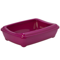 Туалет Moderna Arist-O-Tray Jumbo с бортиком для кошек, ярко-розовый, 57×43×16.3 см Туалет Moderna Arist-O-Tray Jumbo с бортиком для кошек, ярко-розовый, 57×43×16.3 см