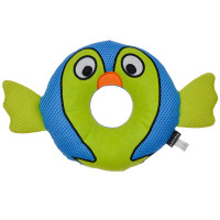 Іграшка риба фугу Coastal Rascals Rugged Ringer Mesh Toy Barney Blowfish для собак, 20 см Іграшка риба фугу Coastal Rascals Rugged Ringer Mesh Toy Barney Blowfish для собак, 20 см