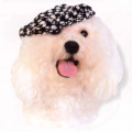 Кепка Doggyduds Chunky Boucle для собак, розмір L, чорна