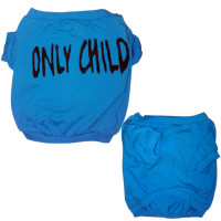 Футболка Doggyduds Only Childe для собак, розмір S, синя Футболка Doggyduds Only Childe для собак, розмір S, синя
