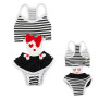 Купальный костюм Monkey Daze Skull Bathing Suit для собак, череп, XS