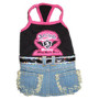 Платье Monkey Daze Attitude Dress Denim для собак, размер XS, разноцветный