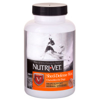 Вітамінний комплекс Nutri-Vet Shed Defense для шерсті собак, з Омега-3, 60 табл Вітамінний комплекс Nutri-Vet Shed Defense для шерсті собак, з Омега-3, 60 табл