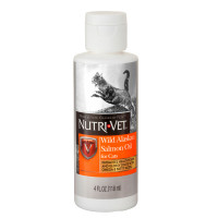 Витаминная добавка масло дикого лосося Nutri-Vet Salmon Oil для шерсти кошек, 118 мл Витаминная добавка масло дикого лосося Nutri-Vet Salmon Oil для шерсти кошек, 118 мл