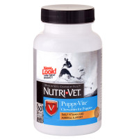 Мультивитамины Nutri-Vet Puppy-Vite для гармоничного роста и развития щенков до 9 месяцев, 60 табл Мультивитамины Nutri-Vet Puppy-Vite для гармоничного роста и развития щенков до 9 месяцев, 60 табл