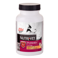 Прибуток Nutri-Vet Probiotics для стимуляції росту корисні х бактерій в кишечнику собаки, 60 капсул Прибуток Nutri-Vet Probiotics для стимуляції росту корисні х бактерій в кишечнику собаки, 60 капсул