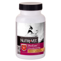 Заспокійливі жувальні таблетки Nutri-Vet Pet Ease Анти-стрес для собак, 60 табл Заспокійливі жувальні таблетки Nutri-Vet Pet Ease Анти-стрес для собак, 60 табл