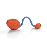 Іграшка дентал груша Pet Products з кордом для собак, гума, помаранчева, 12 см Іграшка дентал груша Pet Products з кордом для собак, гума, помаранчева, 12 см