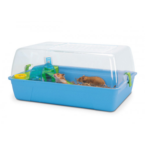 Клітка Savic Rody Hamster для хом'яків, блакитна, 55 х 39 х 26 см