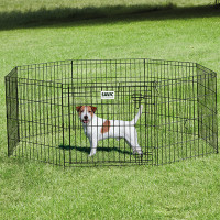 Вольєр Savic Dog Park для цуценят, цинк, 8 панелей, цинк, 61 х 61 см Вольєр Savic Dog Park для цуценят, цинк, 8 панелей, цинк, 61 х 61 см