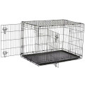 Клетка Savic Dog Cottage для собак, черная, 50 х 30 х 36,5 см