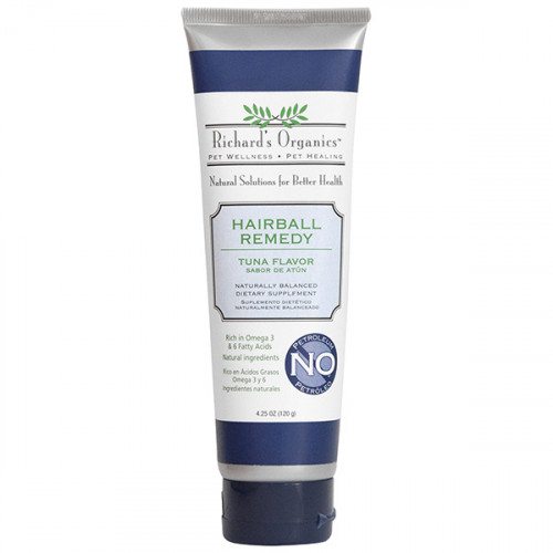Гель SynergyLabs Richard"s Organics выведение шерсти для кошек, со вкусом тунца, 120 мл